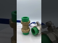 110mm ορειχάλκινη διπλή σφαιρική βαλβίδα βαρύτερου τύπου Πλήρης οπή