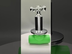 Λοξοτεχνική βαλβίδα μπάλας από χαλκό-πλαστικό PPR Ανθεκτική στη διάβρωση υψηλής πίεσης