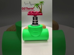 PPR βαριά βαρύτητα βαλβίδα διακόπτη βαλβίδα σφαίρα ρυθμίσει το ρεύμα κρυογενής επεξεργασία περάσει δοκιμή καθίσματος 20-110mm