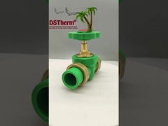 ΠΡΡ Τριδιάστατη διπλή ένωση βαλβίδα μπάλα εκτεθειμένη εγκατάσταση προσαρμοσμένο μέγεθος