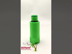 Πώμα σωλήνα PPR Πώμα δοκιμής PPR Μακρύ πώμα Προσαρμοσμένο χρώμα/λογότυπο 1/2