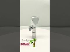 Γωνιακή Βαλβίδα Επιχρωμιωμένης Χάλυβας Εγγυημένης Ποιότητας Παραδοσιακού Σχεδιασμού για Κουζίνα και Μπάνιο