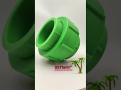 Πλαστικός σύνδεσμος πράσινος PP για σύστημα σωληνώσεων, προσαρμόσιμη χημική αντοχή