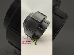 Pλαστικό μαύρο σύνδεσμος ένωσης για σύστημα σωληνώσεων, προσαρμόσιμη ανθεκτικότητα, χημική αντοχή