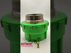 Σύνδεσμος με αρσενικό σπείρωμα PPR Πλαστικά εξαρτήματα σωλήνων PPR 75*2 1/2