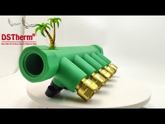 PPR Ορείχαλκος Κόκκινο 5 Δρόμων Συλλέκτες Προσαρμοσμένο Λογότυπο και Χρώμα 20mm