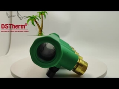 PPR Ορειχάλκινος Μπλε 5 Δρόμων Συλλέκτης Προσαρμοσμένο Χρώμα και Λογότυπο 20mm