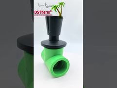 Ppr Μαύρη επιχρισμένη βαλβίδα σταματήματος Κεντρική βαλβίδα χαλκού ηλεκτροφορετική μαύρη επικάλυψη προσαρμοσμένο μέγεθος