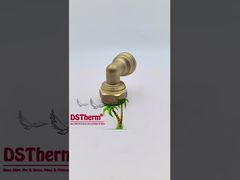 Female Threaded Elbow Pex Brass Fittings Brass Color Customized Logo Screw Fittings Middle Weight