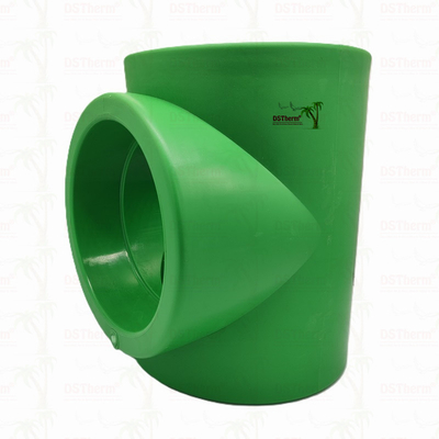 PPR Equal Tee για σύστημα σωλήνων PN25 DN160 Υψηλή αντοχή