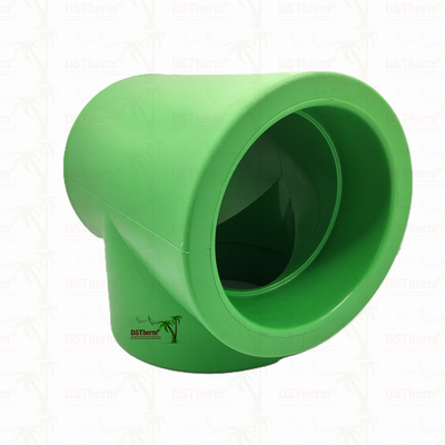 PPR Equal Tee για σύστημα σωλήνων PN25 DN160 Υψηλή αντοχή