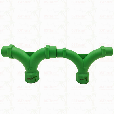 PPR Type Y Tee For Piping System S2.5 High Durability South American Model Customized