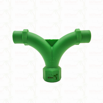 PPR Type Y Tee For Piping System S2.5 High Durability South American Model Customized