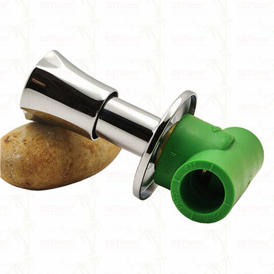 Βαλβίδα διακοπής PPR PN25 20-40mm επιχρωμιωμένη με αντιολισθητική λαβή