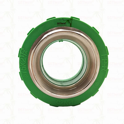 ΠΡΡ γυναικεία συσσωρευτική σύζευξη πλαστικών σωλήνων PPR 75*2 1/2" προσαρμοσμένο μέγεθος