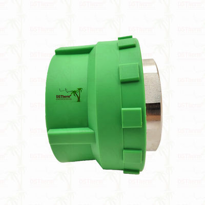 ΠΡΡ γυναικεία συσσωρευτική σύζευξη πλαστικών σωλήνων PPR 75*2 1/2" προσαρμοσμένο μέγεθος