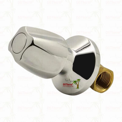 Βαλβίδα διακοπής από ορείχαλκο επιχρωμιωμένο, παγκόσμια βαλβίδα, στυλ Νότιας Αμερικής A 1/2"-1"