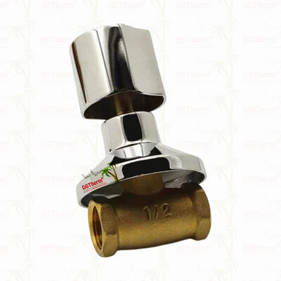 Κροματοποιημένη μπρούντζινη βαλβίδα παγκόσμια βαλβίδα Νότιο Αμερικανικό στυλ Β 1/2 "-1"