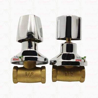 Κροματοποιημένη μπρούντζινη βαλβίδα παγκόσμια βαλβίδα Νότιο Αμερικανικό στυλ Β 1/2 "-1"