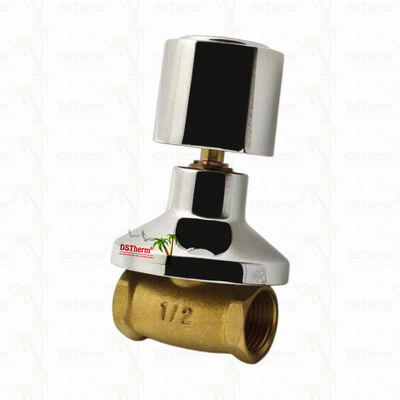 Κροματοποιημένη μπρούντζινη βαλβίδα παγκόσμια βαλβίδα Νότιο Αμερικανικό στυλ Β 1/2 "-1"