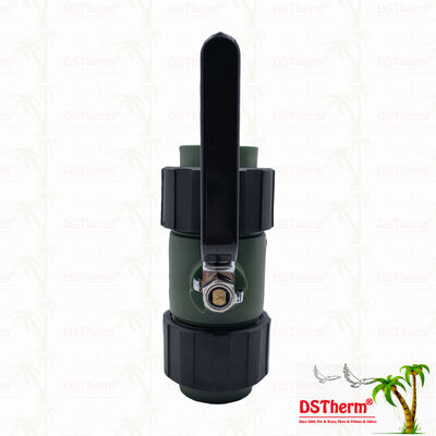 Διπλή βαλβίδα σφαίρας PPR με χάλκινη σφαίρα σιδηροειδή λαβή 20-63MM Προσαρμοσμένο LOGO