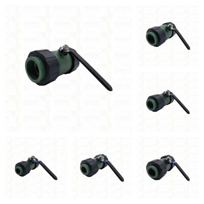 Διπλή βαλβίδα σφαίρας PPR με χάλκινη σφαίρα σιδηροειδή λαβή 20-63MM Προσαρμοσμένο LOGO