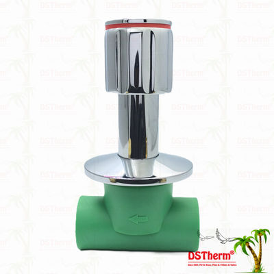 ΠΡΡ χρωματοποιημένη βαλβίδα διακοπής με αντιατλαντικό λαβή χαμηλή συντήρηση 20-32mm προσαρμόσιμο μέγεθος